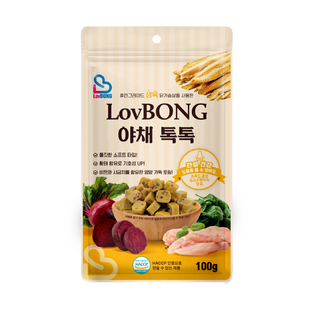 5+1증정! [러봉] 야채톡톡 관절건강 100g